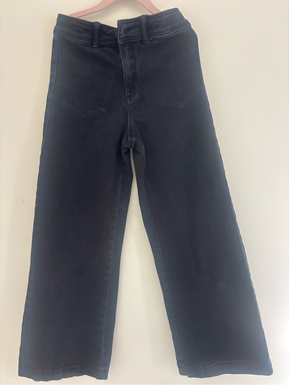 H&M Black Wide Leg Kids Jeans 9/10